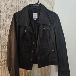 GUESS Black Leather Jacket